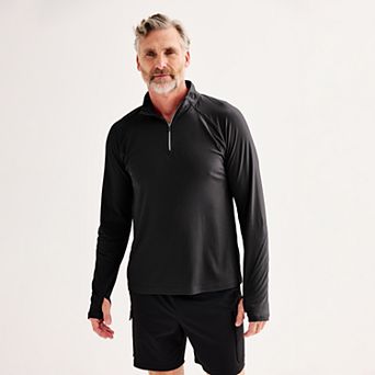 Men's Tek Gear® Long Sleeve Quarter Zip Pullover