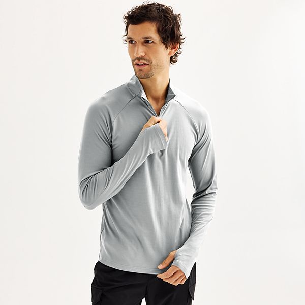 Men's Tek Gear® Long Sleeve Quarter Zip Pullover