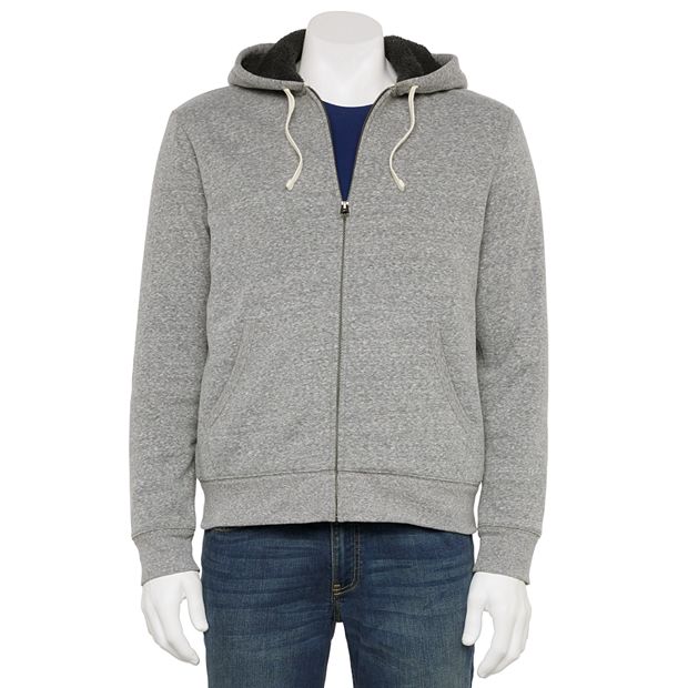 Kohls mens sherpa store lined hoodie