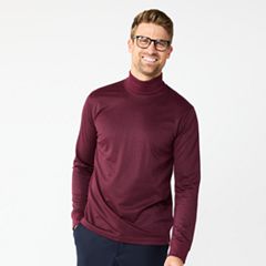 Men's Lands' End Super-T Mock Turtleneck