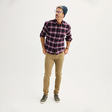 Men's Apt. 9® Premier Flex Standard-Fit Flannel Button-Down Shirt