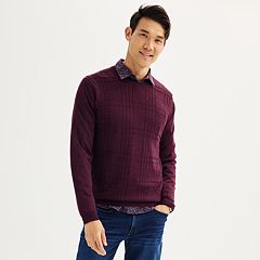 Kohls mens big on sale and tall sweaters