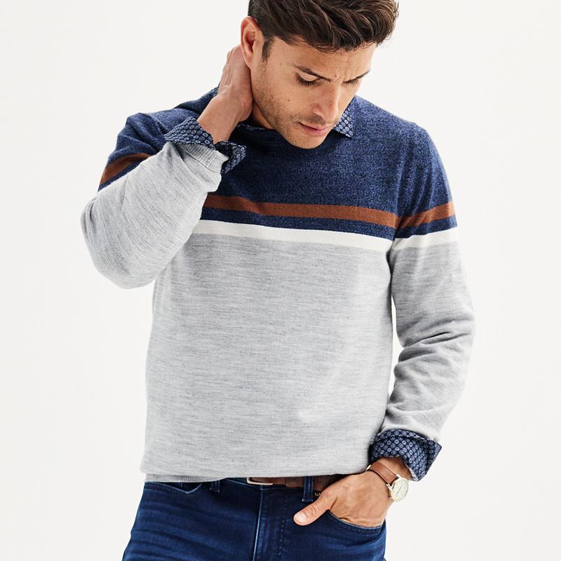 Kohls mens crew hot sale neck sweaters