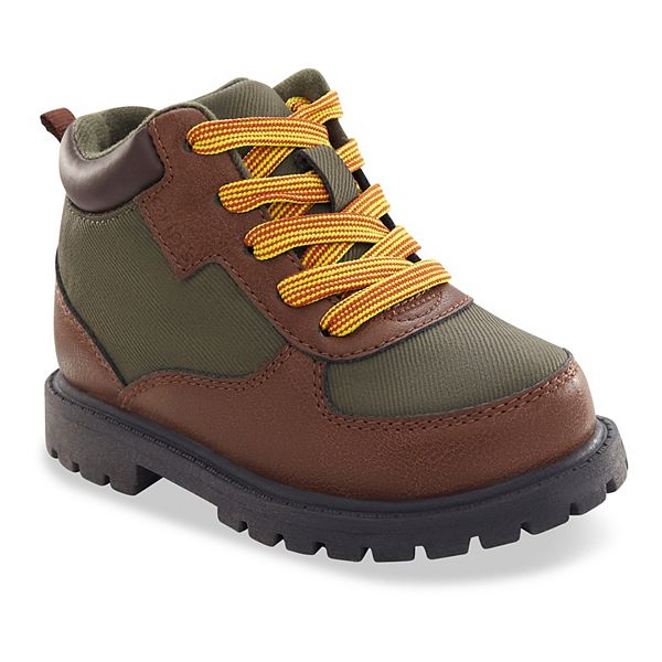 Carter's Boston Toddler Boys' Hiking Boots - Brown Olive (4 T)