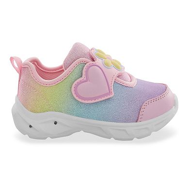 Carter's Hug Toddler Girls' Shimmery Light Up Sneakers