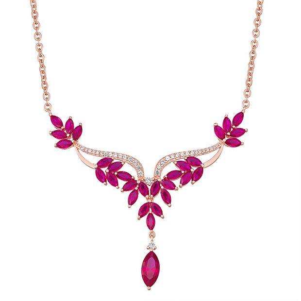 Kohl's rose 2024 gold necklace