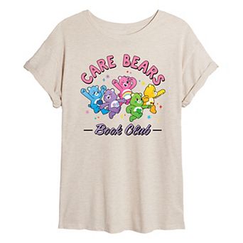 Juniors' Care Bears Book Club Oversized Tee