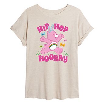 Juniors' Care Bears Hip Hop Hooray Oversized Tee