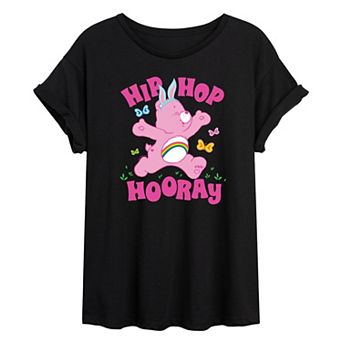 Juniors' Care Bears Hip Hop Hooray Oversized Tee