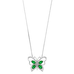 Kohls deals emerald necklace