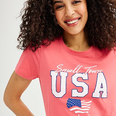 Women's Small Town USA Graphic Tee