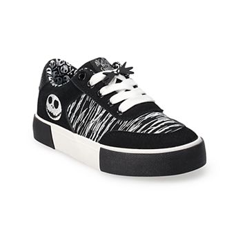 Disney's Nightmare Before Christmas Jack Skellington Boys' Low Cut Lace-Up Sneakers