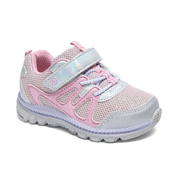 Stride Rite Soft Motion Sneaker Boy Frankie Athletic - Scarpa Sportiva Bambino In Bianco, Memory Foam, Chiusura A Strappo