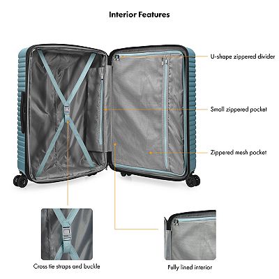 Travel Select Sunny Side 3-piece Hardside Spinner Luggage Set