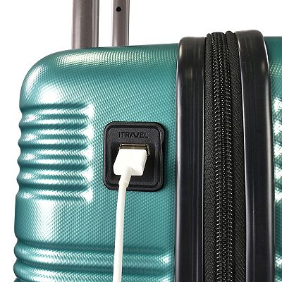 【ジェイルハウスブルー】3点セット Travel Select Jaylen 3-piece Hardside Spinner Set