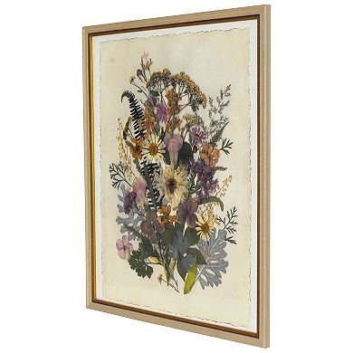 Bouquet Under Glass Framed Wall Art