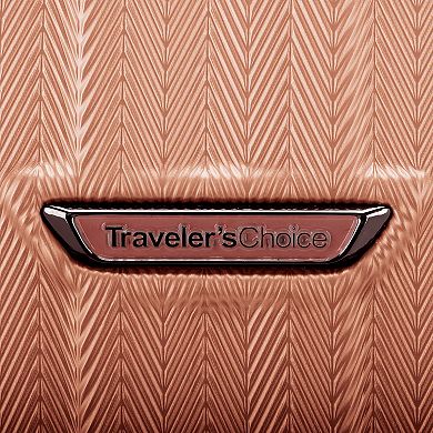 Traveler's Choice Dana Point 3-piece Hardside Spinner Luggage Set