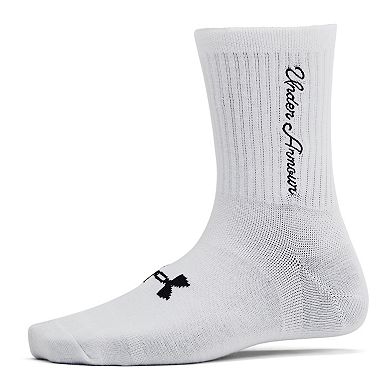 Under Armour Essential 3-Pack Mid Crew Socks