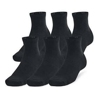 Men's Under Armour Training Cotton 6-Pack Quarter Socks