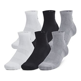 Men's Under Armour Training Cotton 6-Pack Quarter Socks
