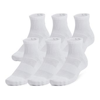 Men's Under Armour Training Cotton 6-Pack Quarter Socks
