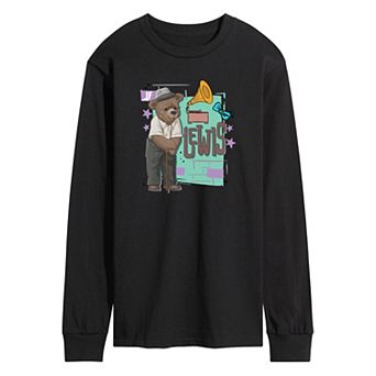 Men's IF Lewis Poster Long Sleeve Graphic Tee