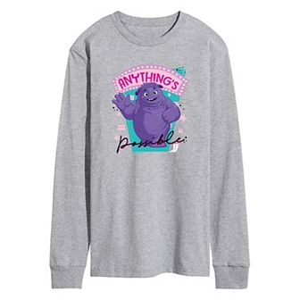 Men's IF Blue Anything Possible Long Sleeve Graphic Tee