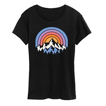 Women's Sunset Mountains Graphic Tee