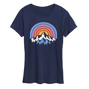 Women's Sunset Mountains Graphic Tee