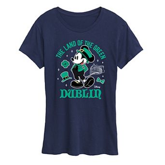 Disney's Mickey Mouse Women's St. Patrick's Dublin Graphic Tee