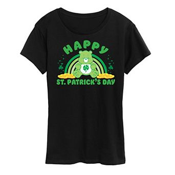 Women's Care Bears Happy St. Patrick's Day Graphic Tee
