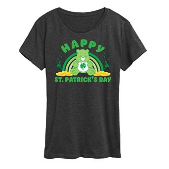 Women's Care Bears Happy St. Patrick's Day Graphic Tee