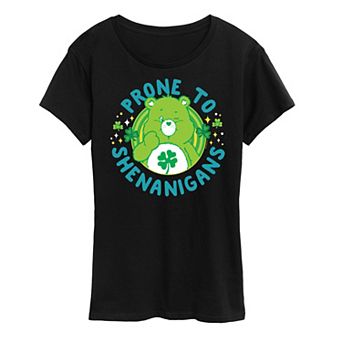 Women's Care Bears Prone To Shenanigans Graphic Tee