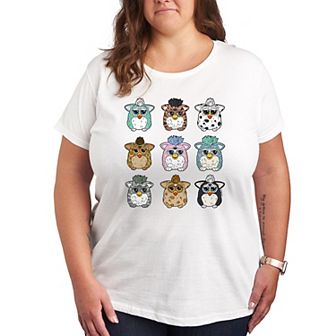 Plus Furby Grid Graphic Tee