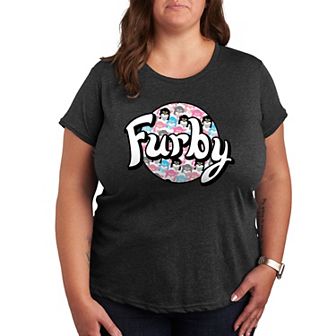 Plus Furby Logo Circle Graphic Tee