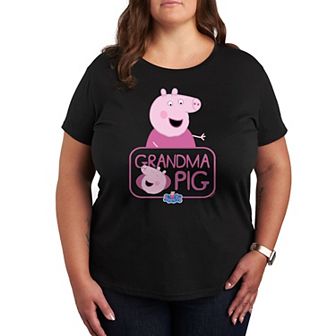 Plus Peppa Pig Grandma Pig Graphic Tee