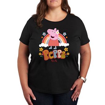 Plus Peppa Pig Rainbow Graphic Tee
