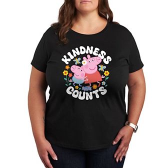 Plus Peppa Pig Kindness Counts Graphic Tee