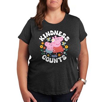 Plus Peppa Pig Kindness Counts Graphic Tee