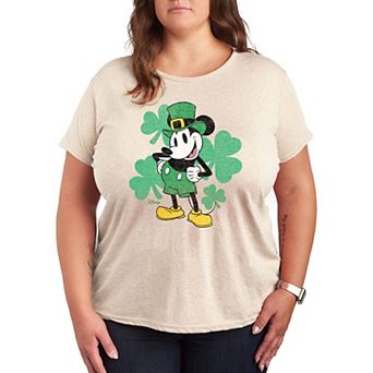 Disney's Mickey Mouse Plus Leprechaun Graphic Tee