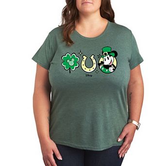 Disney's Mickey Mouse Plus St. Patrick's Day Icons Graphic Tee