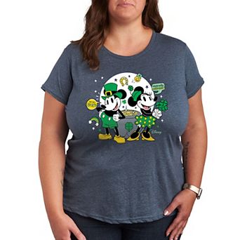 Disney's Mickey & Minnie Mouse Plus Pot Of Gold Graphic Tee