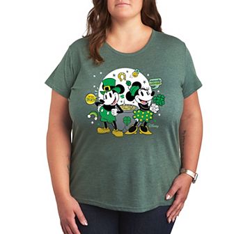 Disney's Mickey & Minnie Mouse Plus Pot Of Gold Graphic Tee