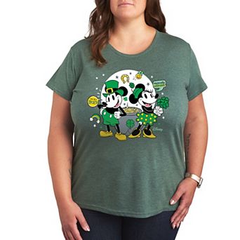 Disney's Mickey & Minnie Mouse Plus Pot Of Gold Graphic Tee