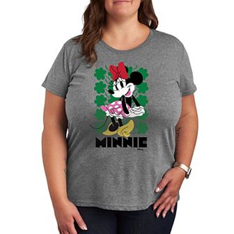 Disney's Minnie Mouse Plus Clover Grid Graphic Tee