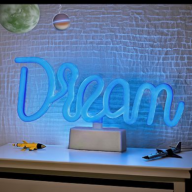 Everyday Decor Neon Glow LED Dreams Lighting Table Decor