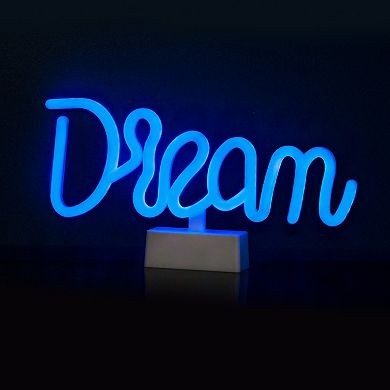 Everyday Decor Neon Glow LED Dreams Lighting Table Decor