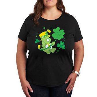 Plus Care Bears Good Luck Bear With Hat Graphic Tee
