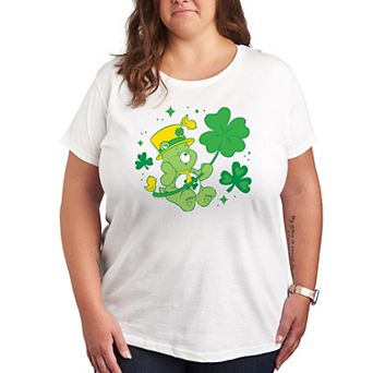 Plus Care Bears Good Luck Bear With Hat Graphic Tee