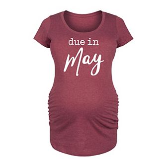 Maternity Due In May Graphic Tee